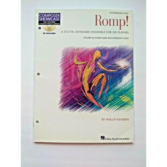 Romp Intermediate Level Composer Showcase Hal Leonard Digital Keyboard Ensemble - Picture 1 of 3